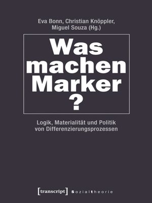 cover image of Was machen Marker?